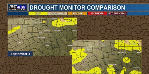 Drought Update: Abnormally dry conditions spreading in East Texas