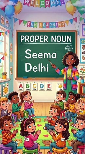 Learn Nouns Easily | 5 Types of Noun with Rhyme 😊