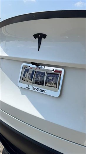PlayStation license plate frame 🚗