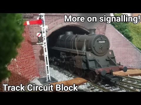 Basics of Railway Signalling - Track Circuit Block and a little more Absolute Block! - Layout update