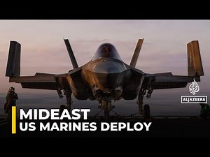 US reinforces its military presence as thousands of marines head to the Middle East