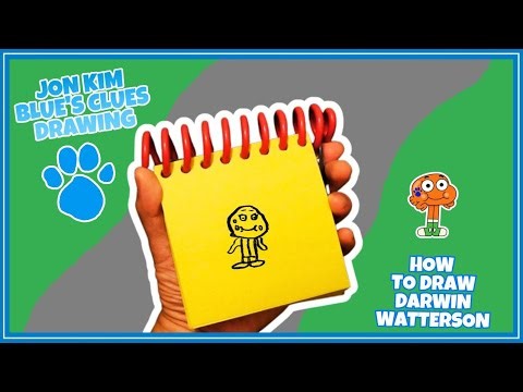 Jon Kim Blue's Clues Drawing - How To Draw Darwin Watterson