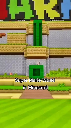 Super Mario Minecraft Crossover: Fun Nintendo Adventure