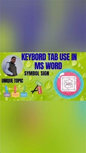 # KEYBORD TAB USE IN MS WORD