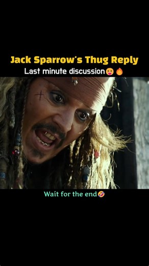 Jack Sparrow Funny Scene🤣 | johnny depp | pirates of the caribbean #shorts