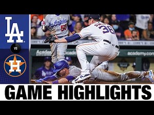 Dodgers vs. Astros Game Highlights (5/25/21) | MLB Highlights