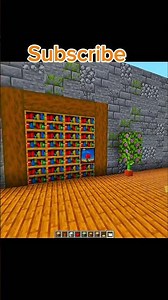 ​How to Make a Secret Bookshelf Door in Minecraft! 🤫 #shorts #minecraft