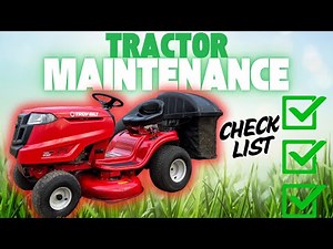 Get your Tractor ready for Spring: Mower Maintenance Check List
