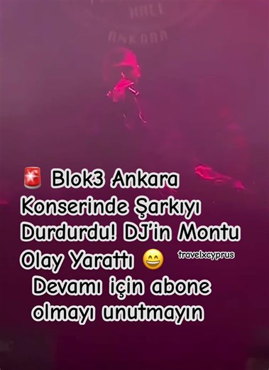 Blok3 Ankara Konserinde Şarkıyı Durdurdu! DJ’in Montu Olay Yarattı 😄
