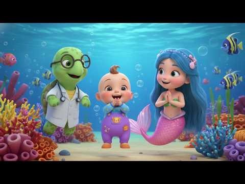 Magical Underwater Mermaid Rescue 🧜‍♀️ Princess Ocean Adventure | Nursery Rhymes & Kids Fairy