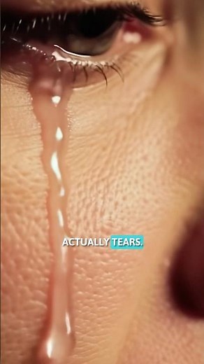 Runny nose is actually tears!