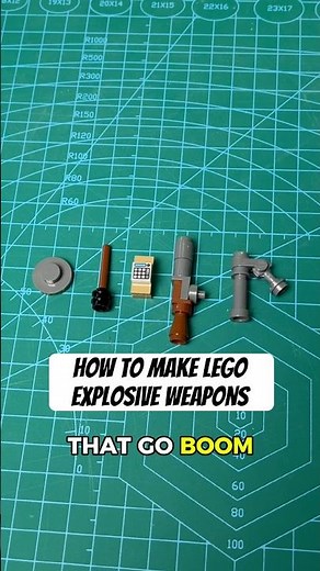 How to make Lego explosive weapons #lego #army #weapon #military