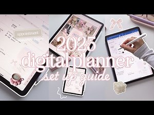 2025 Digital Planner Set Up Guide | The Best Digital Planner for 2025 | iPad and GoodNotes 6 🎀📝