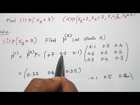 (Tamil)MARKOV CHAIN PROBLEM 1