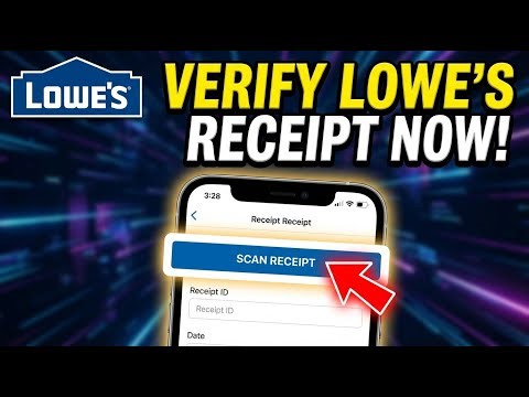 How to Verify Your Purchase Receipt with Lowe's - Quick Tutorial