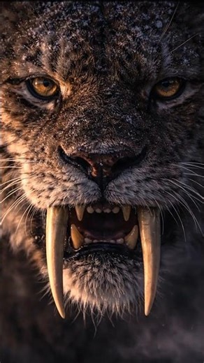 The predator that ruled the ice age | saber tooth tiger #sabertooth #extinctanimals