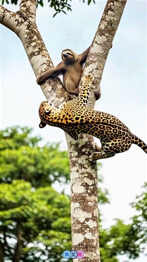 Leopard vs Sloth