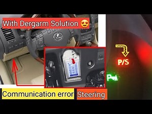 Lexus GS300 Electric Power Steering Issue FIX P/S Light | Communication Fix Problem | Gs300/Gs350