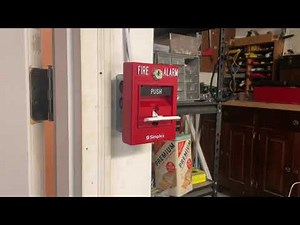 Simplex 2099-9756 Fire Alarm Pull Station Test #2 w/ Wheelock SP40S SAFEPATH
