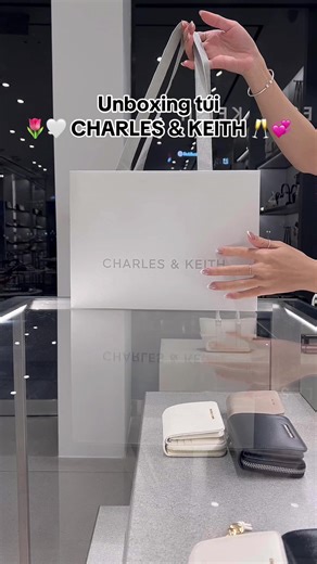 Unboxing túi Charles & Keith đẹp mê
