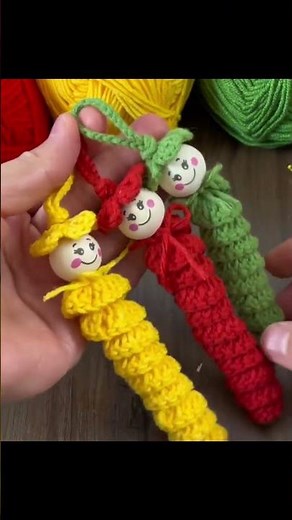 Crochet Spiral Doll Pattern PDF, Mini Hanging Toy Tutorial, Cute Twisted Body Design