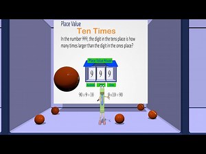 Ten Times Place Value - 4th Grade Mage Math - Videos For Kids