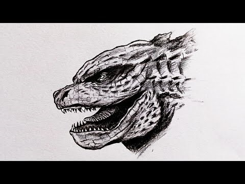 How To Draw Godzilla