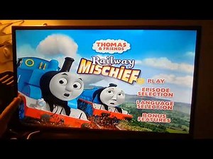 Thomas and friends Railway mischief 2013 DVD menu tour.
