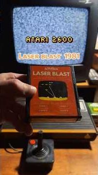 Playing LASER BLAST on Atari 2600