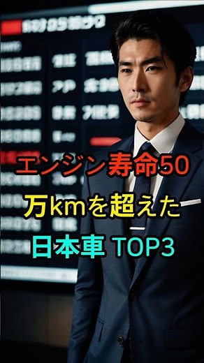 Top 3 Japanese cars with engine lifespans exceeding 500,000 km #SeniorLife #Shorts #Love
