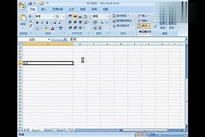 Office 2007 Excel 标准教程_5-1.工作表美化(1) 视频