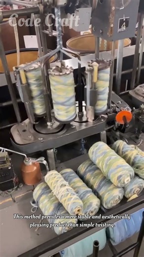 Multicolor Yarn Braiding Process