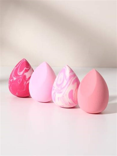 4PCS Makeup Sponges,Suitable For Cream & Powder Concealer, Loose Powder Makeup Applicator,Makeup,Cheap,Room Decor,Vanity,Travel,Bedroom,Makeup Accessories,Puff,Makeup Blender,Powder Puff,Makeup Sponge,Cheap,Stocking Stuffers,Makeup,Makeup Tools,Cheap Stuff,Gifts,Gifts For Women,Christmas Gifts,Giveaways,Travel,Cheap Stuff,Travel Essential | SHEIN