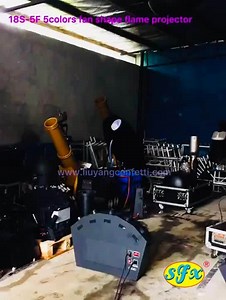Fireworks LPG Spark Flame Thrower Fire Machine DMX512 Three Head Flame Machine for Wedding DJ Stage Event
