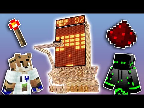 We Made Atari Breakout with just redstone!