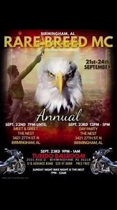 Recap of Rare Breed MC Birmingham Anniversary Day Party! #rarebreed #rarebreedmc #birmingham #beardgang #birminghamalabama #yrehairgrowth #party #anniversary #bikers #motorcycles | Toni Green