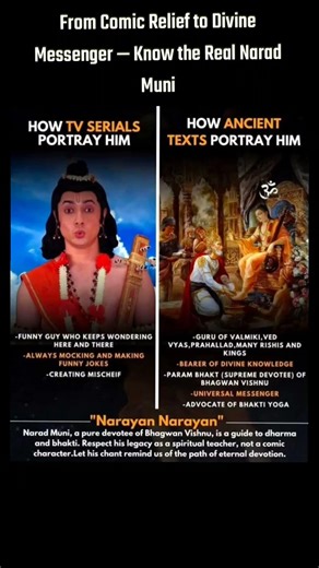 Narad Muni: How TV Serials Misrepresent Him vs Ancient Hindu Texts #spritualawakening #shorts