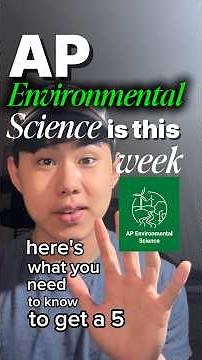 AP environmental science is this week.. you need to know this