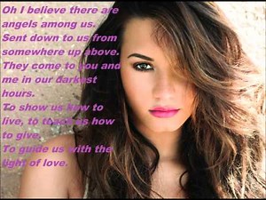 Demi Lovato - Angels Among Us (Lyrics On Screen!)