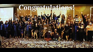 Face to Face Graduation 2020 Don't cry because its over, smile because it happened... believe now that the future belongs to you who embraced the beauty of your dreams. Sa muli, maligayang pagtatapos sa Filipino Institute graduates of 2020.. MBA, Caregiver, Medical Coding and Massage Therapy graduates. Congartulations and salute! | Filipino Institute