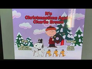 A Charlie Brown Christmas 2000 DVD Menu Walkthrough