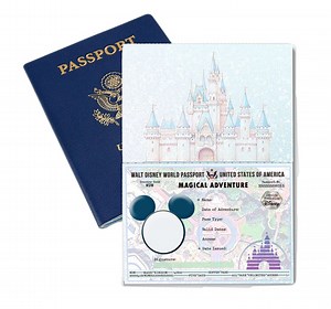 DIY Magic Kingdom Disney Passport Kit With WDW Stickers | Digital Downloadable Printable Art - Etsy