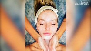 Melanie Grant gives an 'Organic Radiance Facial'