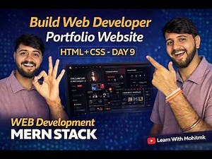 Don’t Apply for Jobs Without This Portfolio -2 😳 | HTML + CSS Day 9 | MERN Full Course 2026🚀