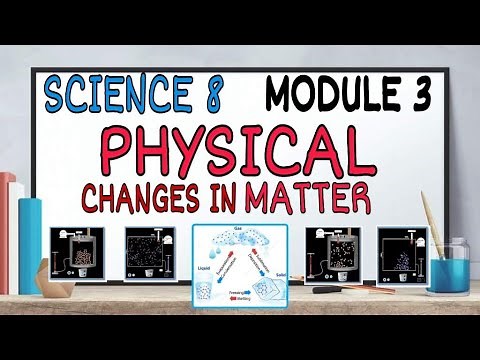 PHYSICAL CHANGES IN MATTER| SCIENCE 8| MODULE 3| THIRD GRADING PERIOD