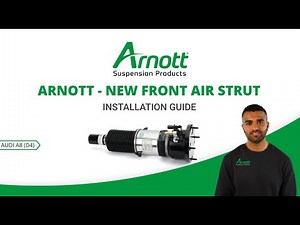 Arnott Air Strut installation video for Audi A8 (D4)