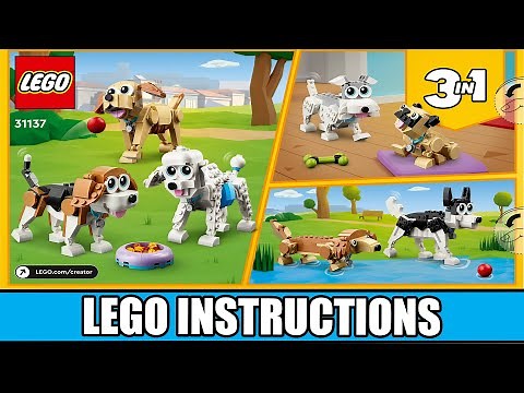 LEGO Instructions | Creator | 31137 | Adorable Dogs (All Books)