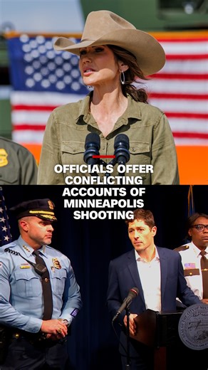 US Homeland Security Secretary Kristi Noem claimed that a woman shot in Minneapolis was attempting to attack ICE agents. The Minneapolis mayor disputed that characterization and the police chief offered a different account of events. Follow live updates: https://cnn.it/3NfB20P | CNN