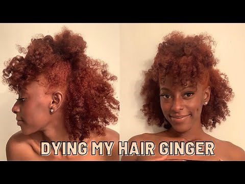 Dying My Curly Natural Hair Orange / Copper| *NO BLEACH*| 2021