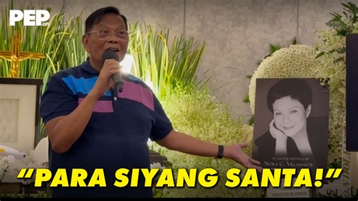 Joel Lamangan eulogy for Nora Aunor: "Para siyang santa!"